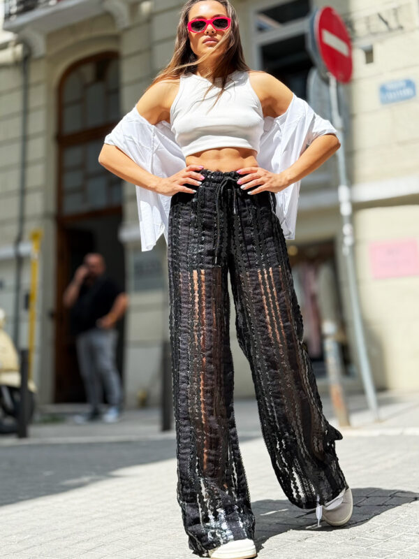 Fashion Limousine | Ημιδιαφανής Παντελόνα Οργάντζα Scottie με εσωτερικό shorts