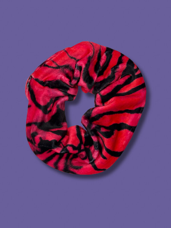 Scrunchie Daisy Tiger Stripes Print