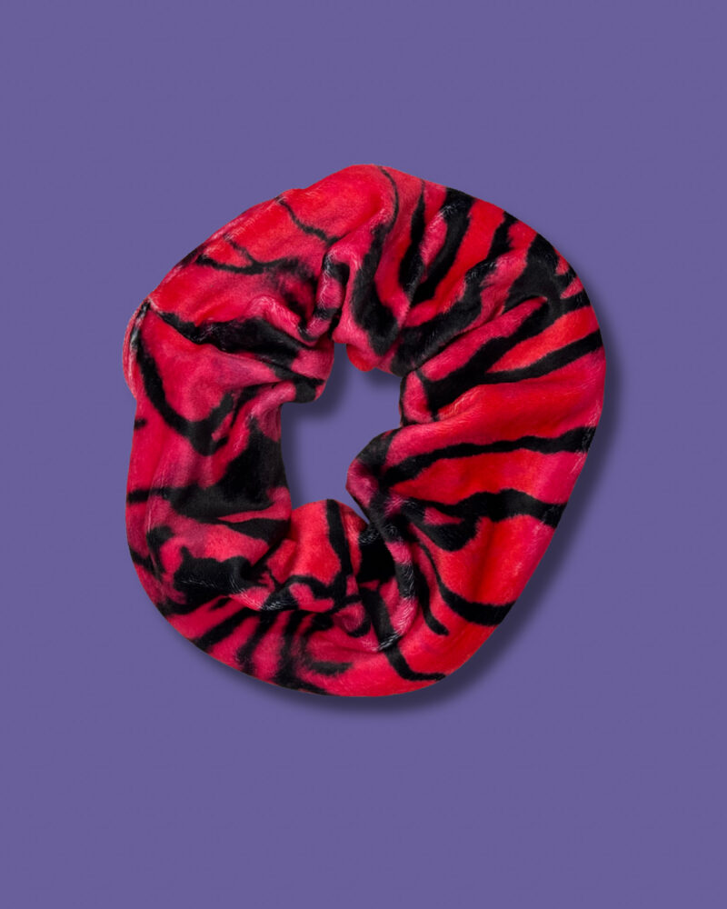 Scrunchie Daisy Tiger Stripes Print