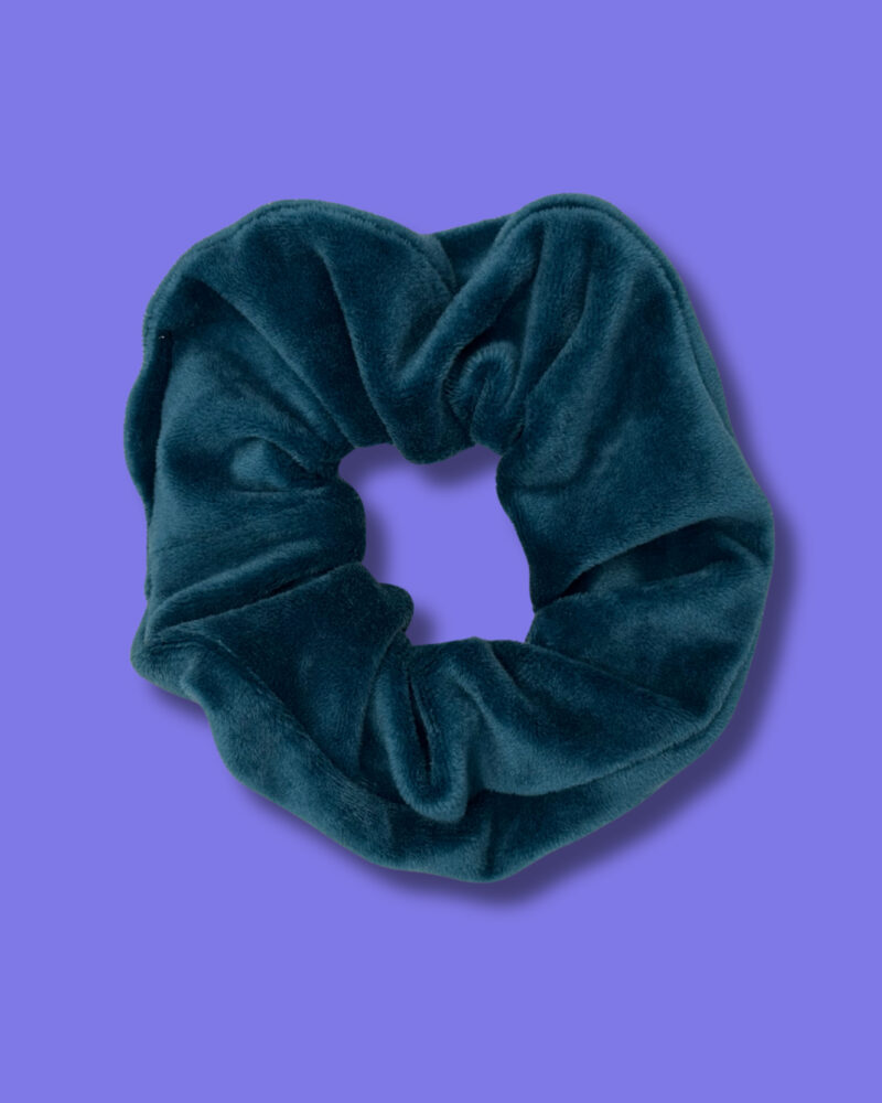 Scrunchie Daisy Ocean Petrol