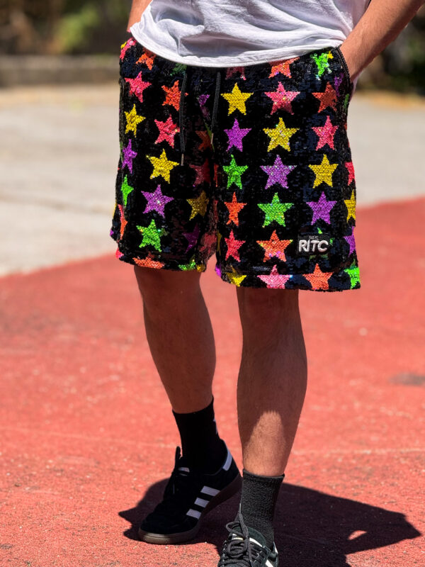 Βερμούδα Παγιέτα Gabriel Multi Color Stars - LIMITED EDITION