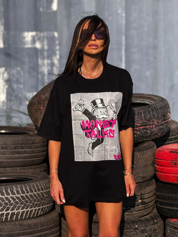 Money Talks Print T-shirt