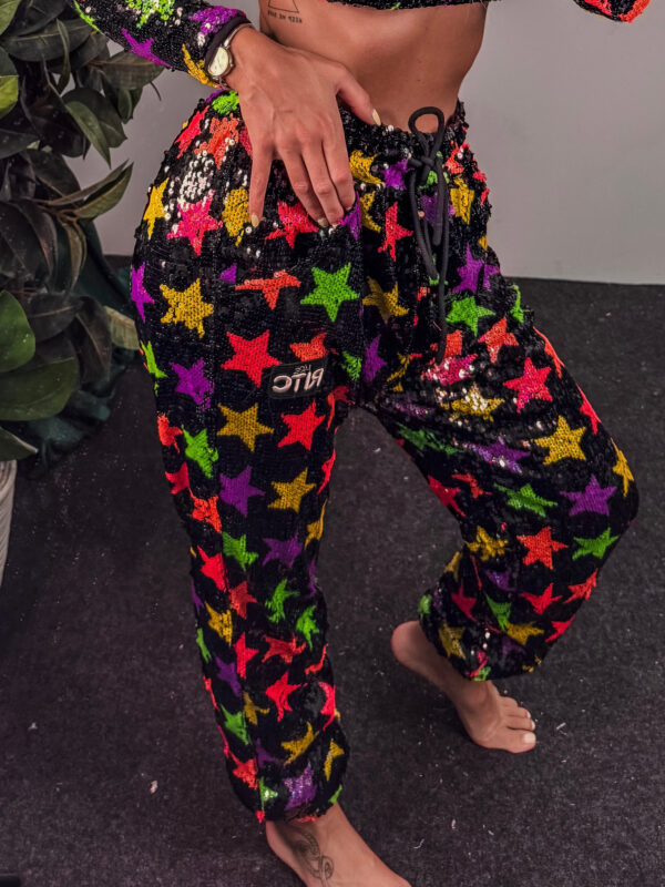 Παντελόνι Παγιέτα Raina Multi Color Stars