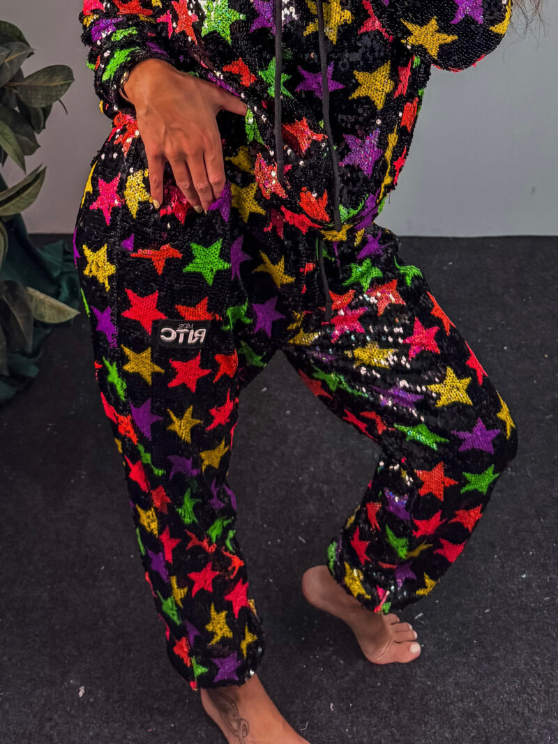 Παντελόνι Παγιέτα Raina Multi Color Stars - Image 3