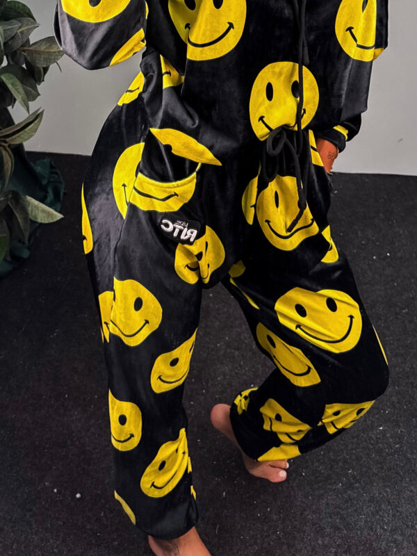 Βελουτέ Παντελόνι Raina Smilies Print