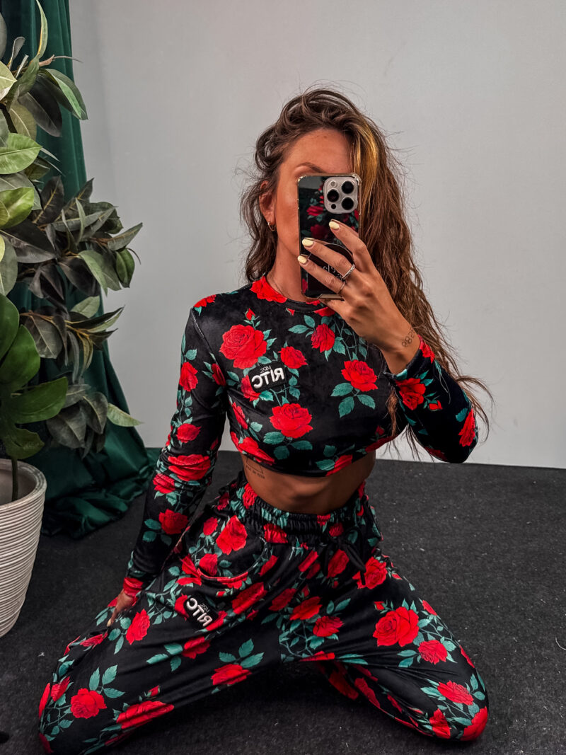 Βελουτέ Σετ Nina Rose Print - Image 2