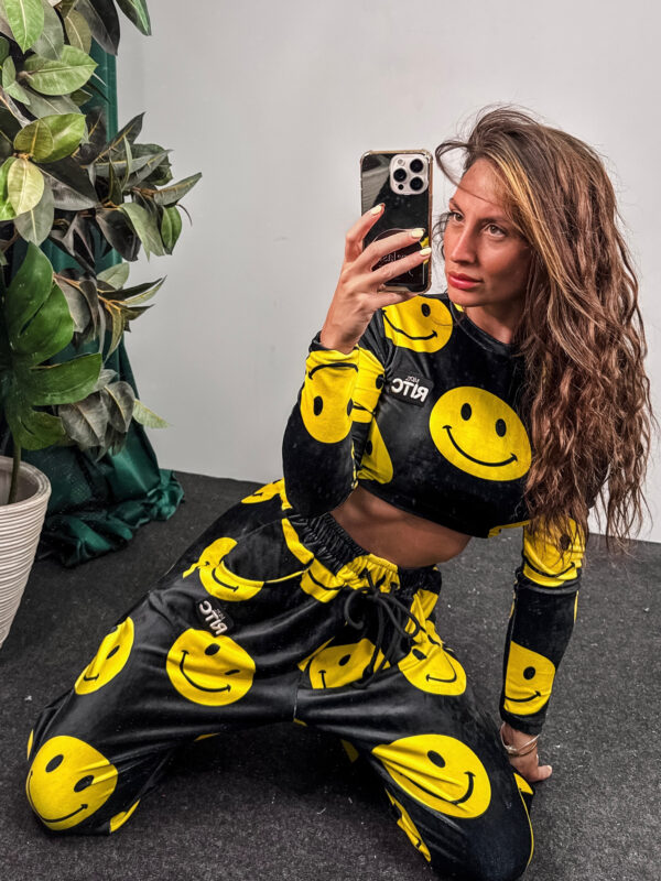 Βελουτέ Σετ Nina Smilies Print