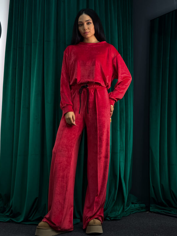 Fashion Limousine | Victoria Red Velvet Set