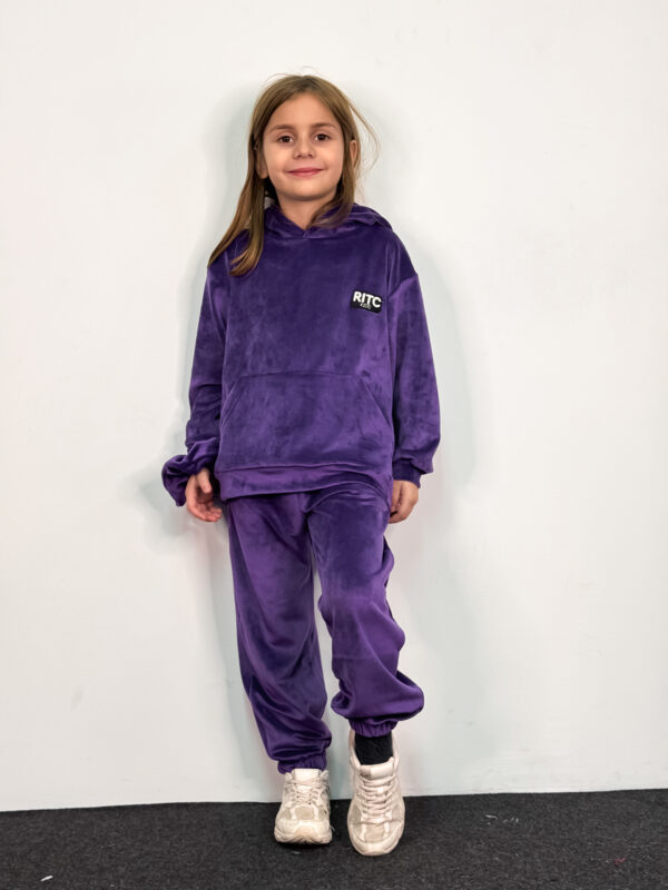 Παιδικό Βελουτέ Σετ Ariel Purple