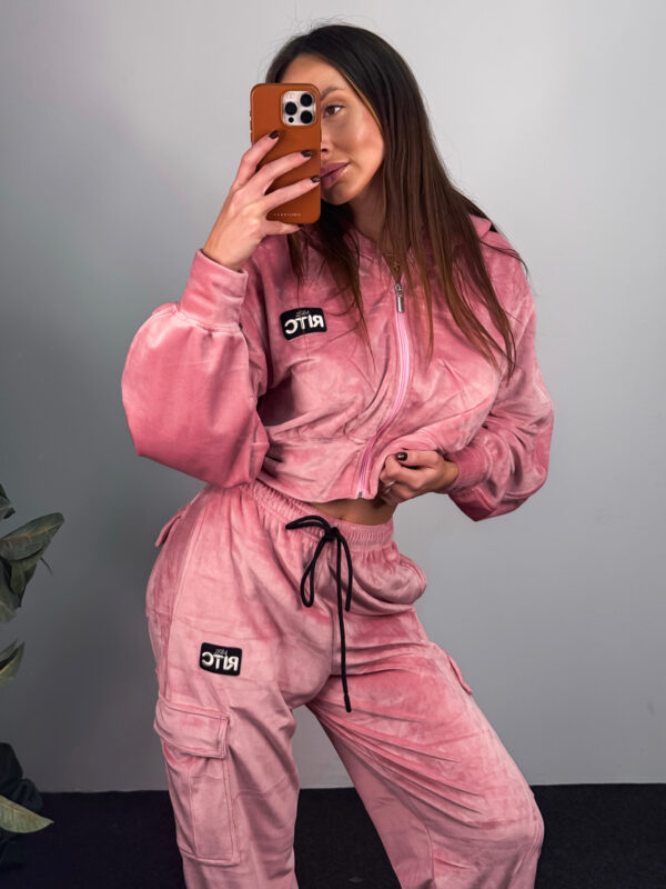 Βελουτέ Σετ Alanis Pink