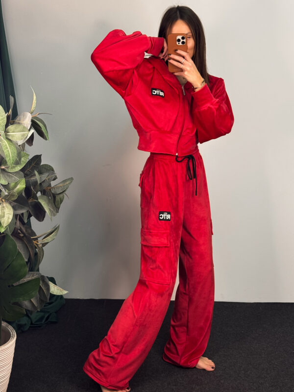 Βελουτέ Σετ Alanis Red