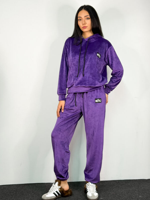 Βελουτέ Σετ Celeste Purple