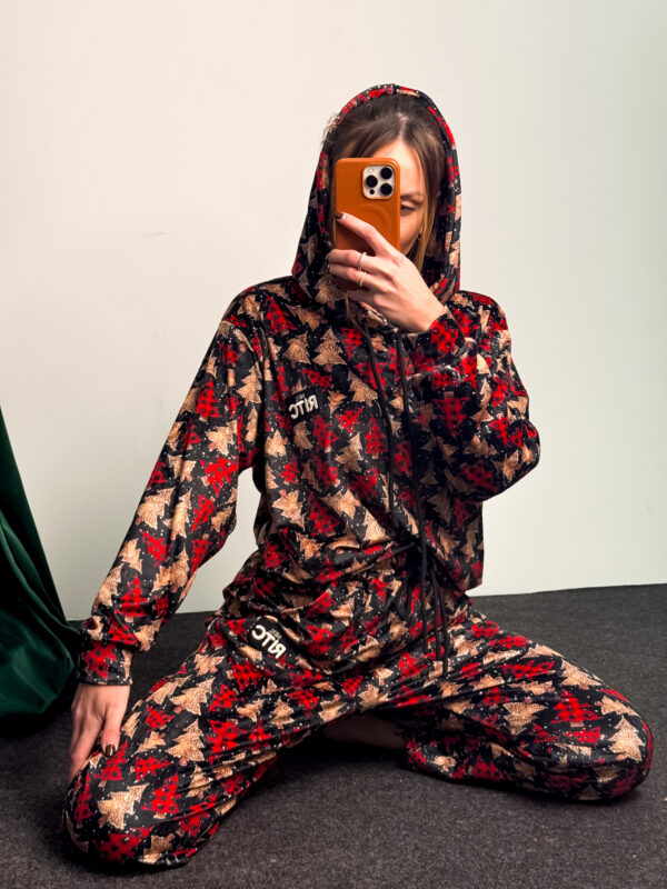 Βελουτέ Σετ Celeste Christmas Tree Print