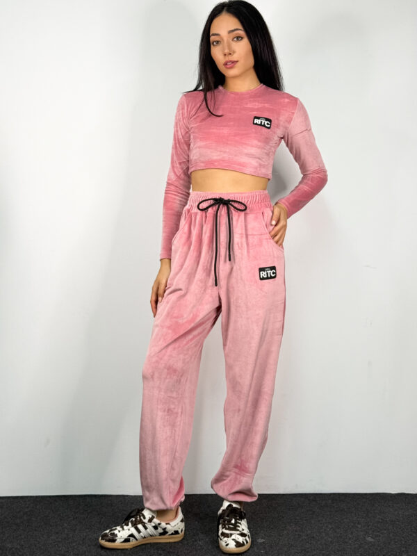 Βελουτέ Σετ Nina Pink