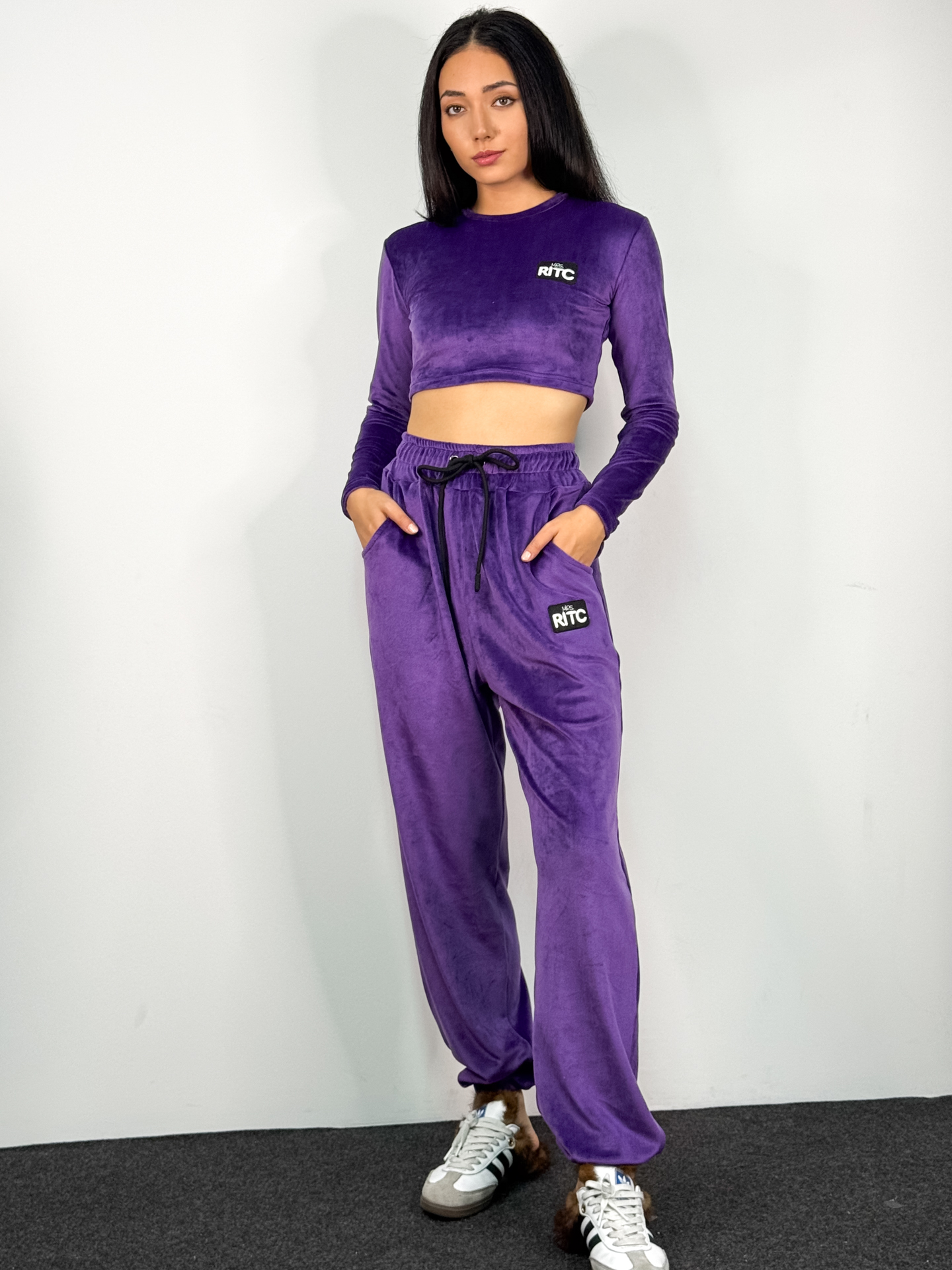 Βελουτέ Σετ Nina Purple