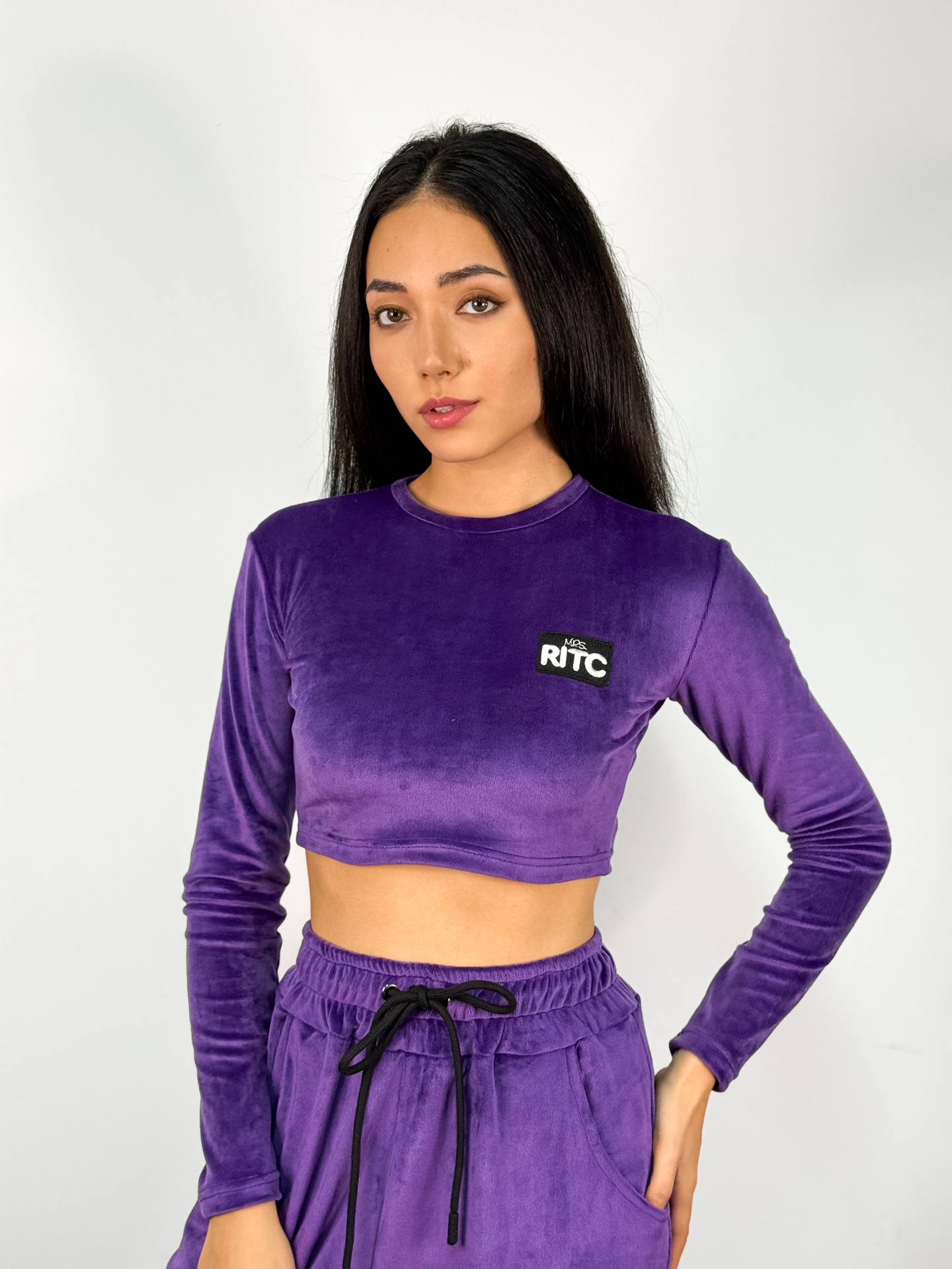 Βελουτέ Σετ Nina Purple - Image 4