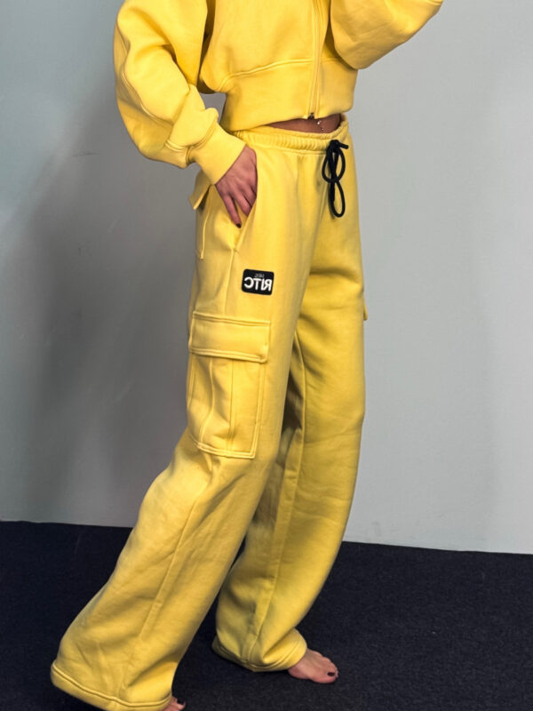 Βαμβακερό Παντελόνι Alanis Yellow