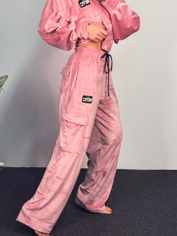 Βελουτέ Παντελόνι Alanis Pink