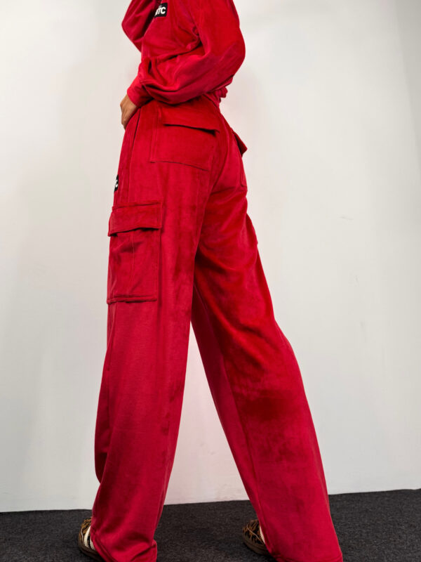 Βελουτέ Παντελόνι Alanis Red