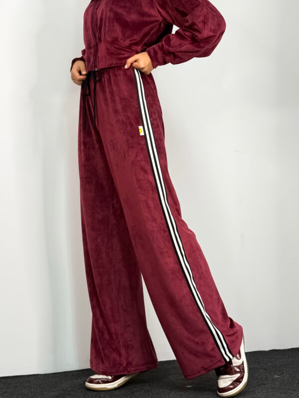 Fashion Limousine | Burgundi Velvet Pants Angie