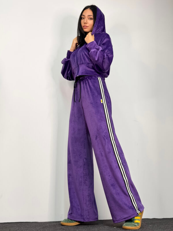 Fashion Limousine | Puprle Velvet Pants Angie