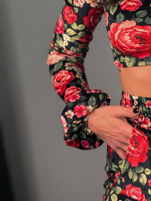 Scrunchie Daisy Floral Print