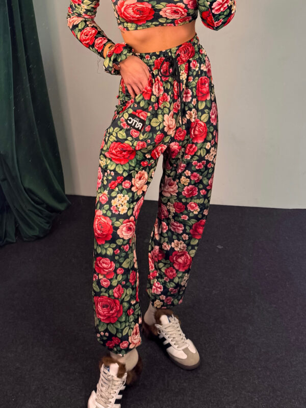 Βελουτέ Παντελόνι Daisy Floral Print