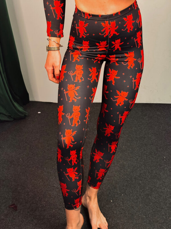 Κολάν Ramona Black - Red Devil Print