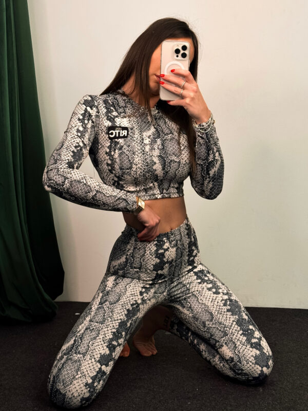 Σετ Selena White Snake Skin Print