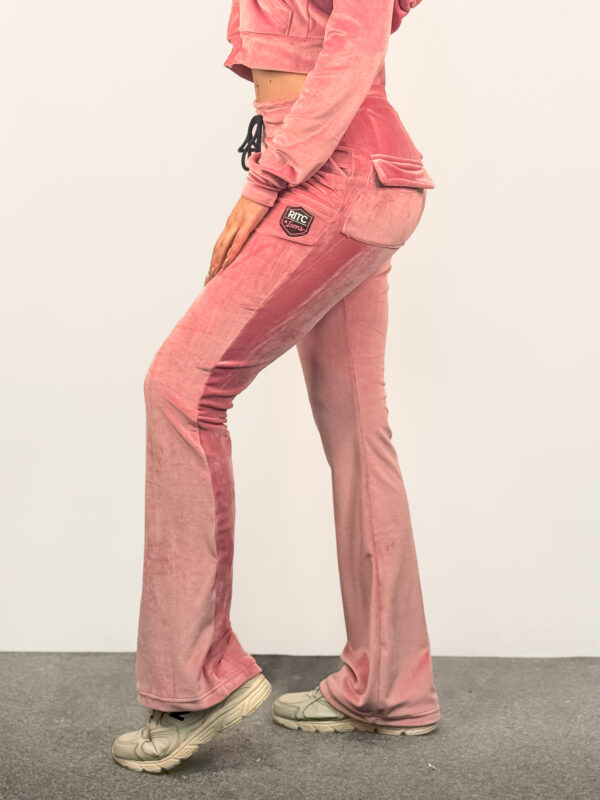 Βελουτέ Παντελόνι Vivian Pink