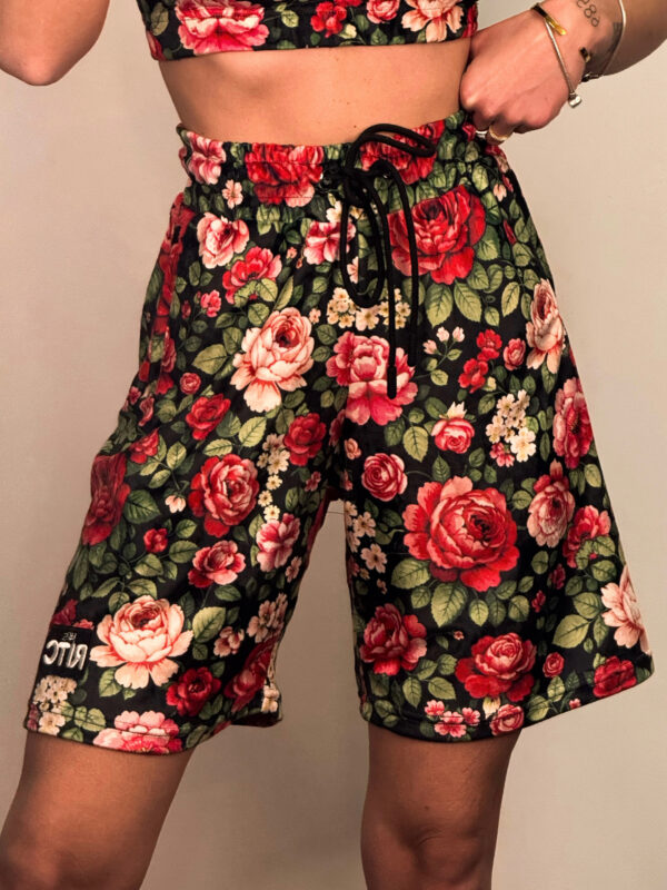 Βερμούδα Βελουτέ Amyra Floral Print