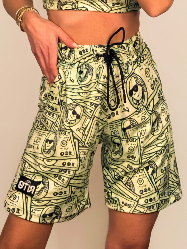 Βερμούδα Βελουτέ Amyra Million Dollar Baby Print