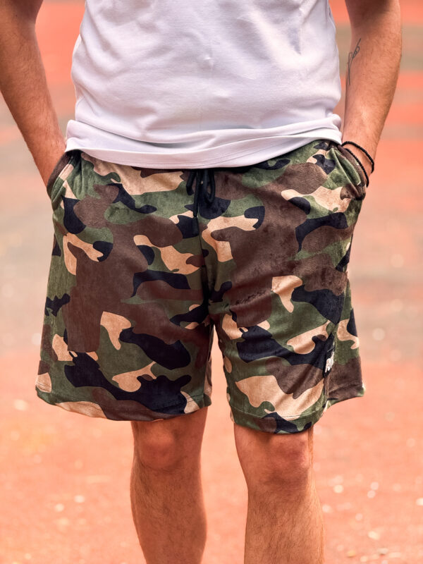Βελουτέ Βερμούδα Logan Camo Print