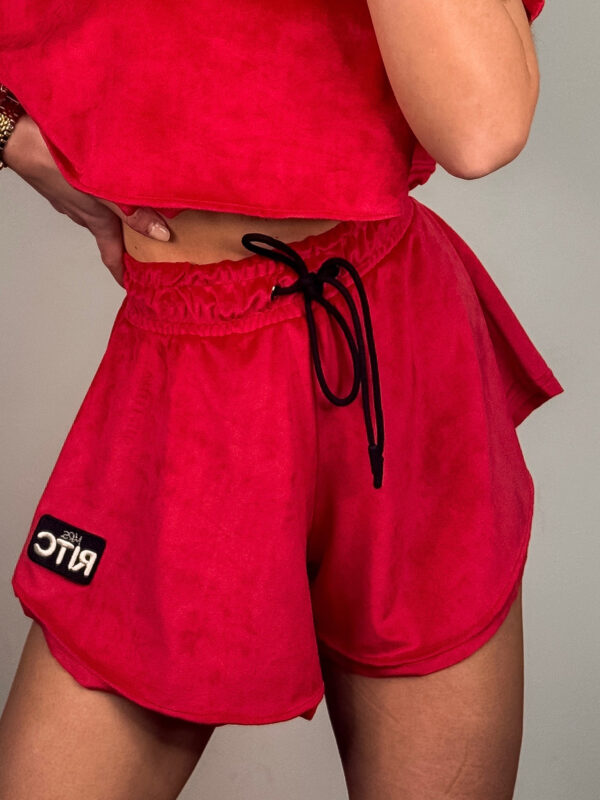 Βελουτέ Shorts Melody Red