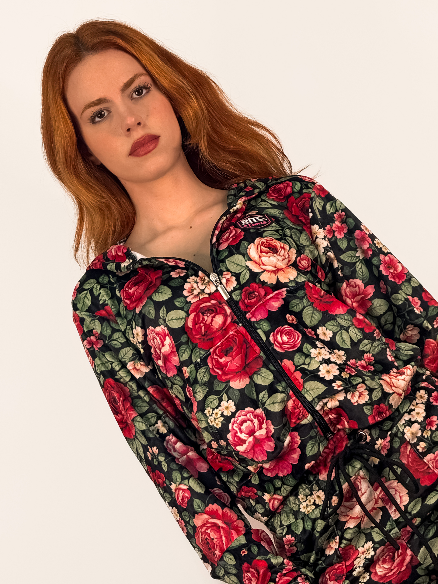 Βελουτέ Hoodie Vivian Floral Print - Image 4