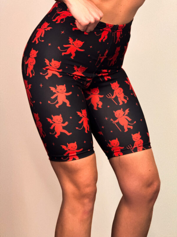 Ποδηλατικό Κολάν Alexia Black Red Devil Print