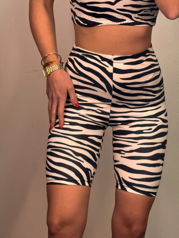 Ποδηλατικό Κολάν Alexia Zebra Print