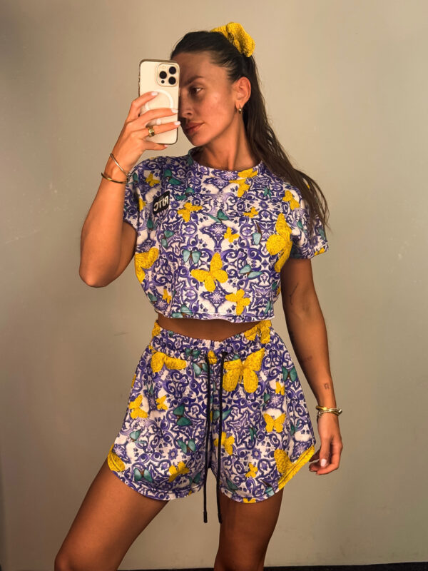 Βαμβακερό Σετ Valerie Tropical Butterflies Print