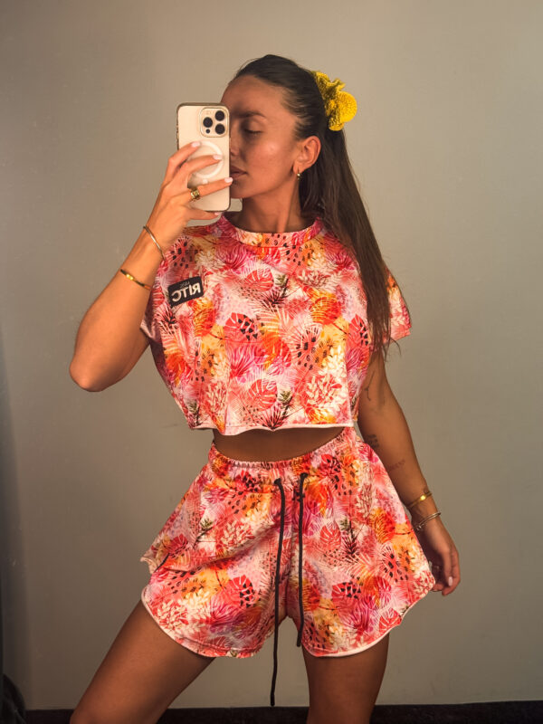 Βαμβακερό Σετ Valerie Tropical Sunset Print