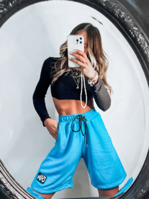 Adele Cotton Bermuda Shorts ( Mrs. Ritz logo )