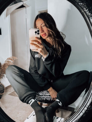 Benifer Black Cotton Set