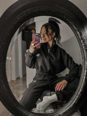 Abigail Black Cotton Set