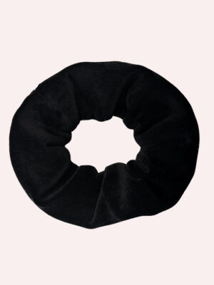 Scrunchie Daisy Black
