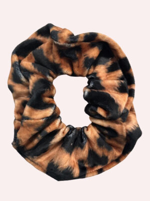 Scrunchie Daisy Leopard Print