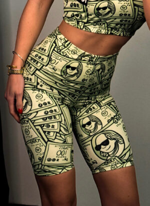 Ποδηλατικό Κολάν Alexia Million Dollar Baby Print