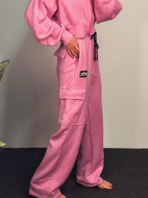 Βαμβακερό Παντελόνι Alanis Pink