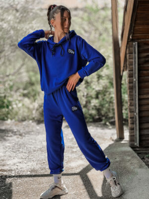 Emily Blue Electric Cotton Set (Spring Fabric)