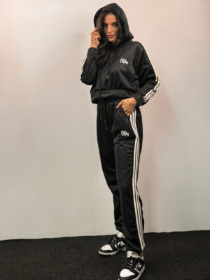 90's Shiny Vintage Set Giana Black