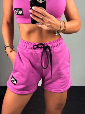 Βαμβακερό Shorts Stella Hot Pink