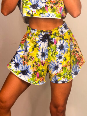 Βαμβακερό Shorts Melody Tropical Daisy Print